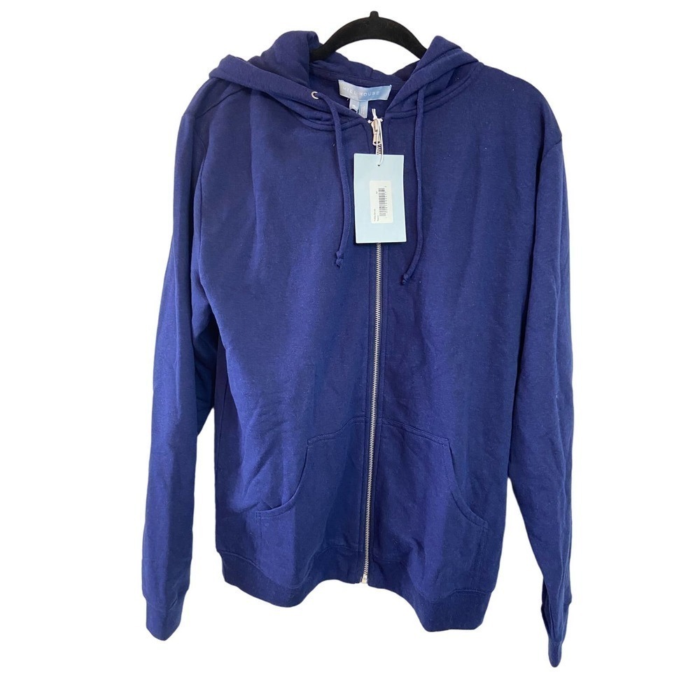Hill House Teddy Zip up Sweatshirt hoodie size M NWT